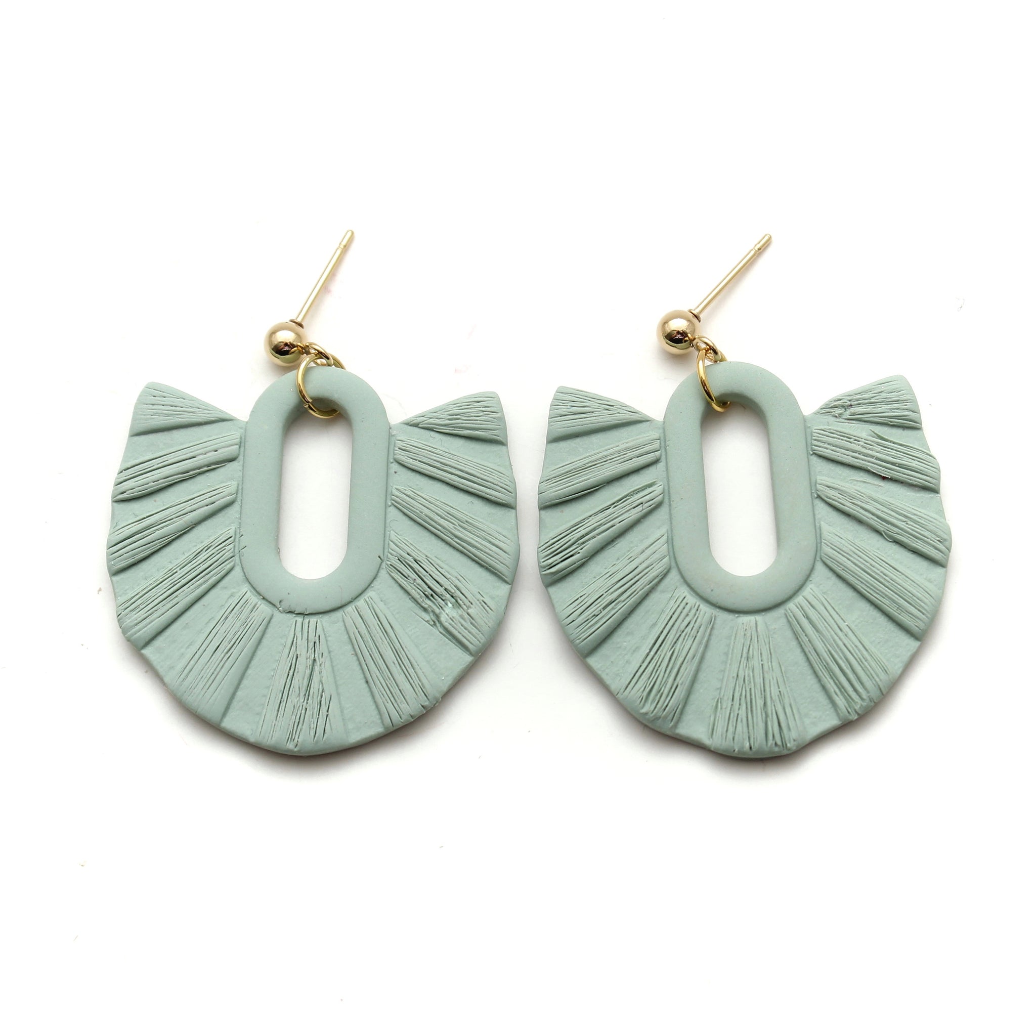 Sage Macrame Sloane Earrings