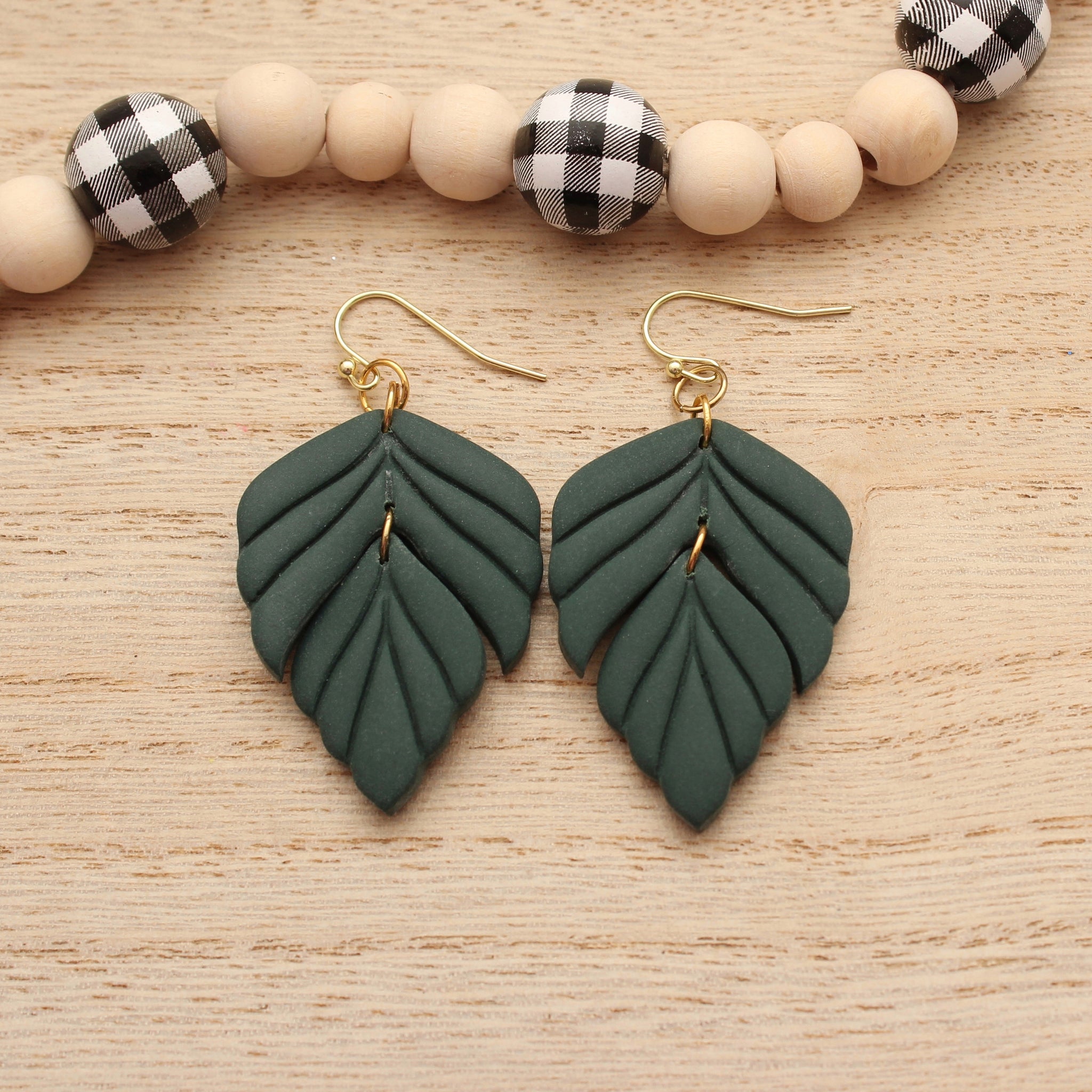 Evergreen Foliage Earrings