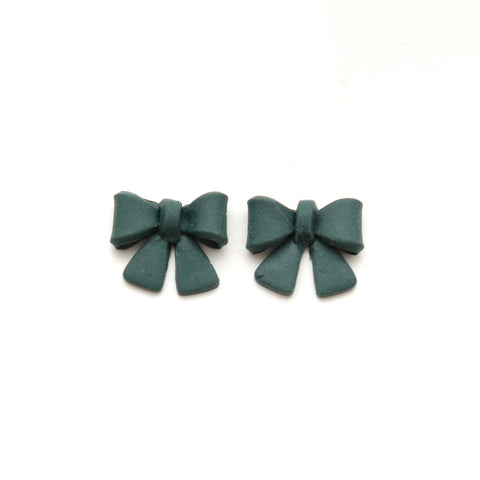 Forest Bow Stud Earrings