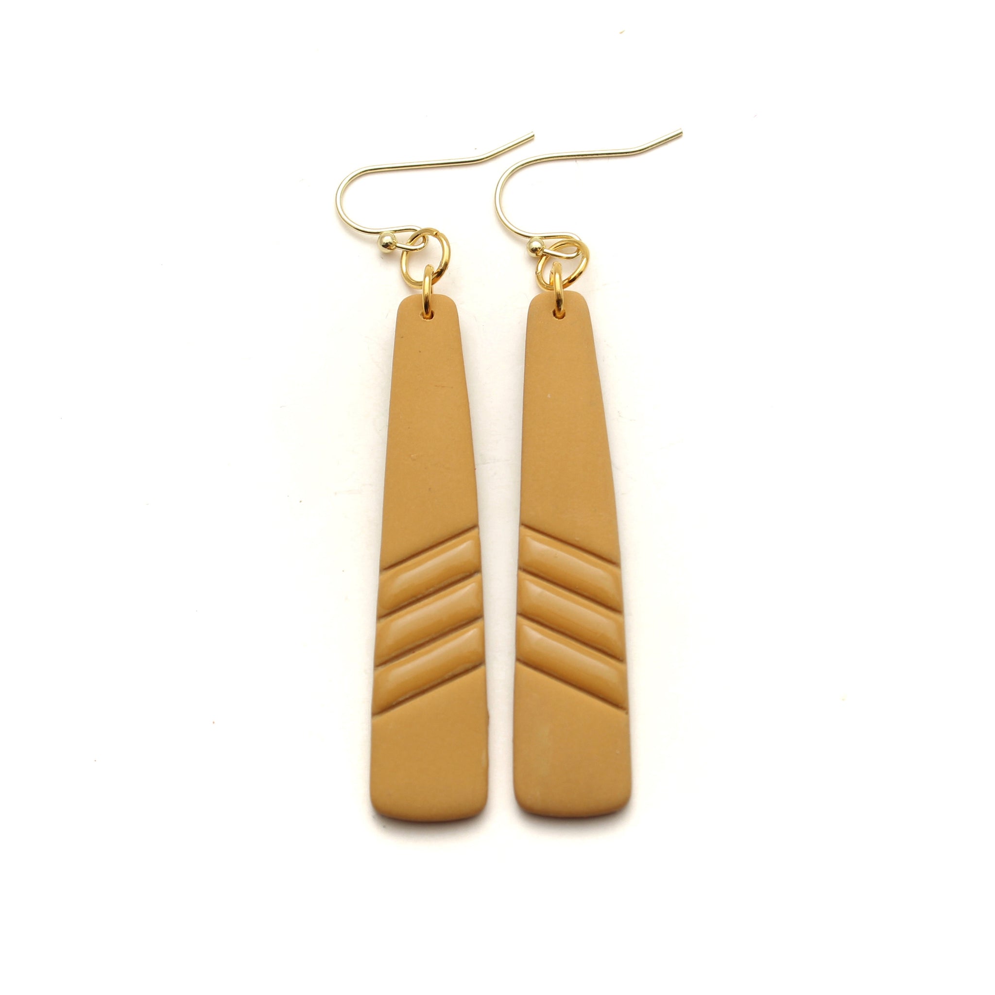 Pollen Embossed Colins Earrings