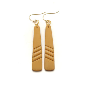 Pollen Embossed Colins Earrings