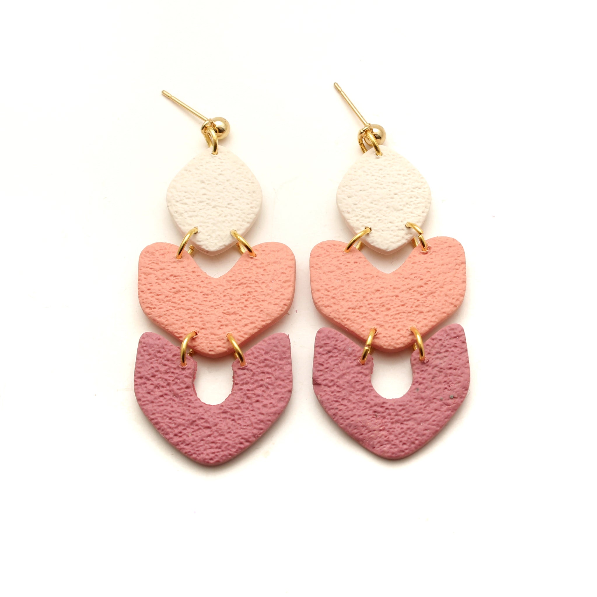 Gladiola and Snapdragon James Polymer Clay Earrings