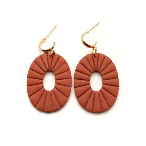 Cinnamon Echo Earrings