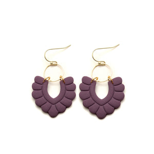 English Violet Rylee Earrings