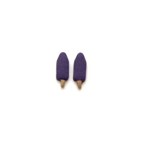 Grape Popsicle Stud Earrings