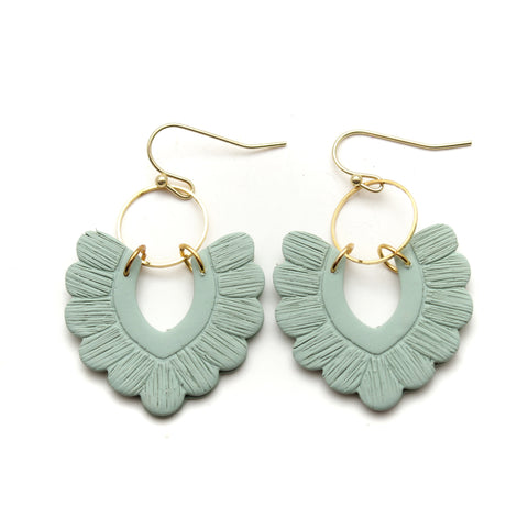 Sage Macrame Rylee Earrings