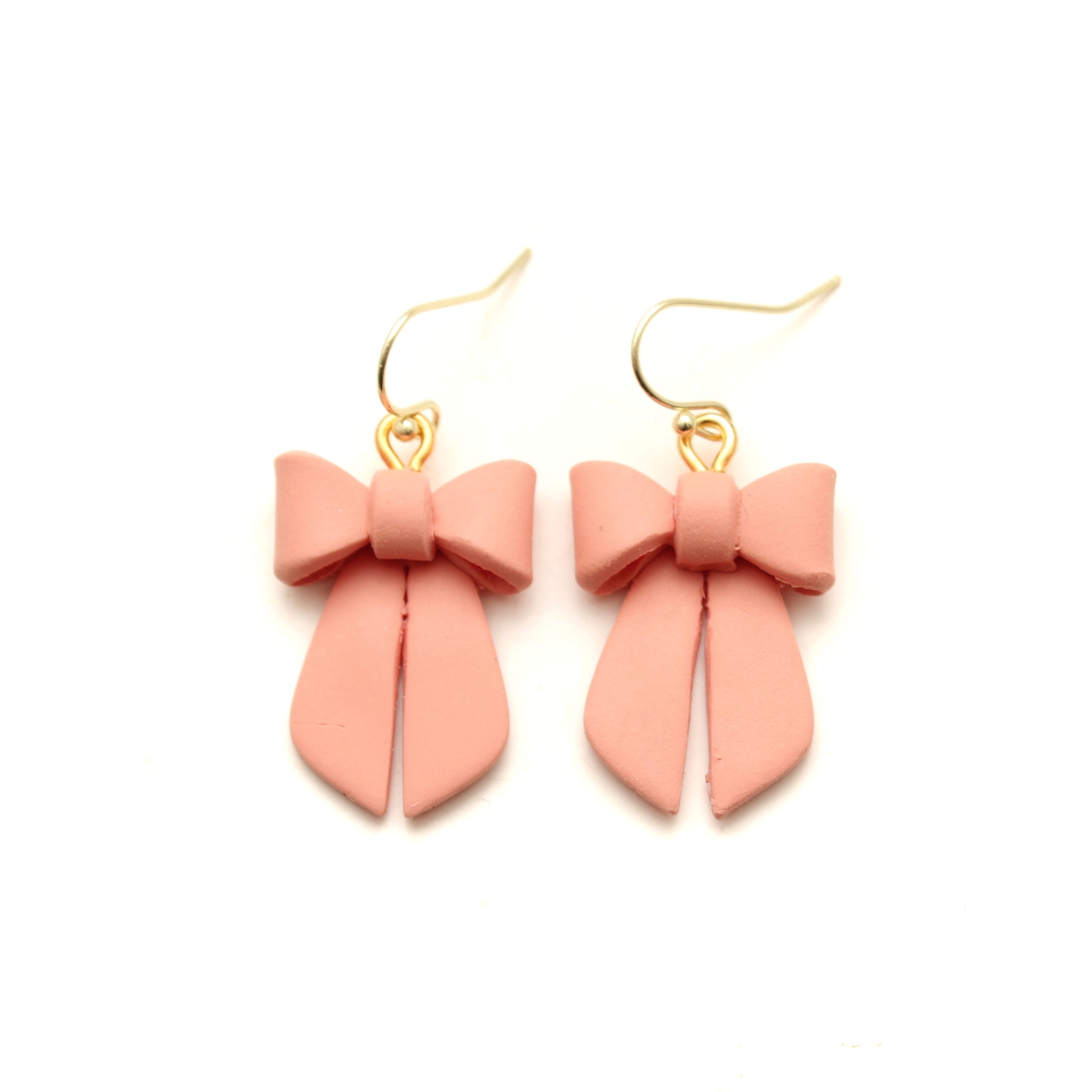 Gladiola Bow Dangle Earrings