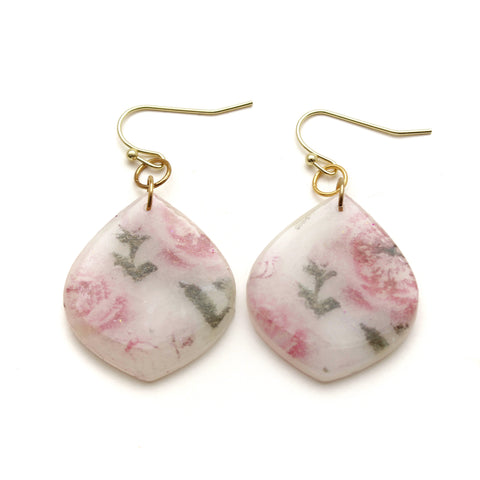 Pink Peony Rachael Earrings