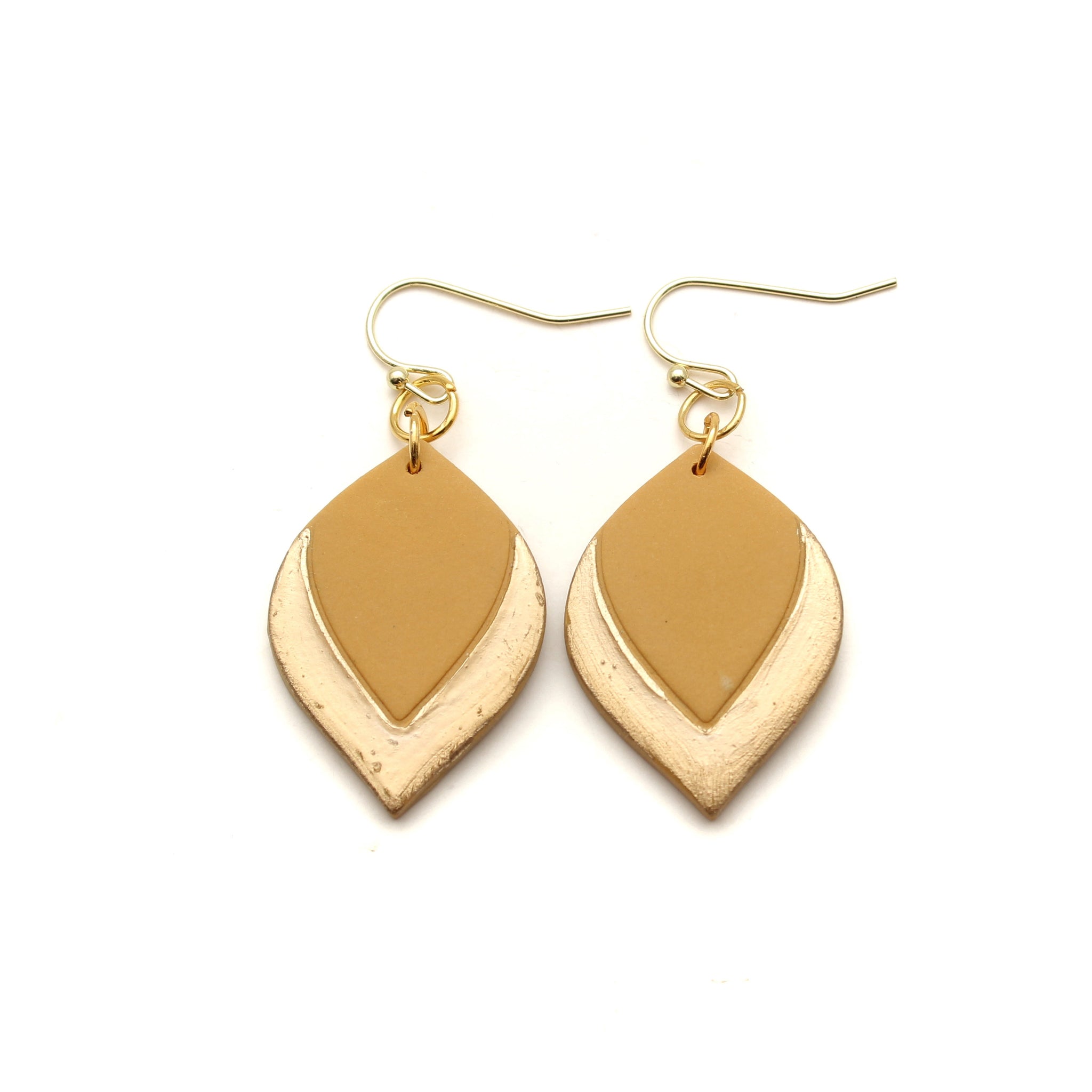 Pollen and Gold Harper Dangle Earrings