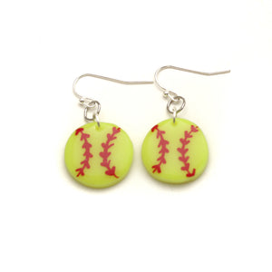 Softball Dangles Earrings