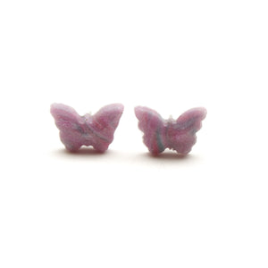Spring Swirls Butterfly Stud Earrings